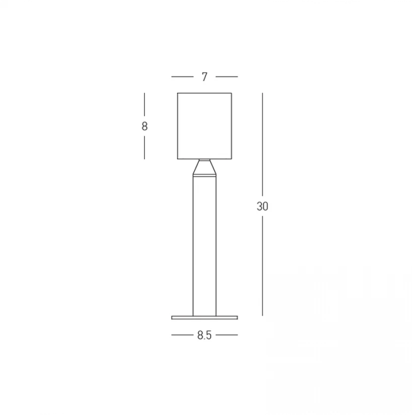 8W LED pastatomas lauko šviestuvas, juodas, 3000K, IP65, E408