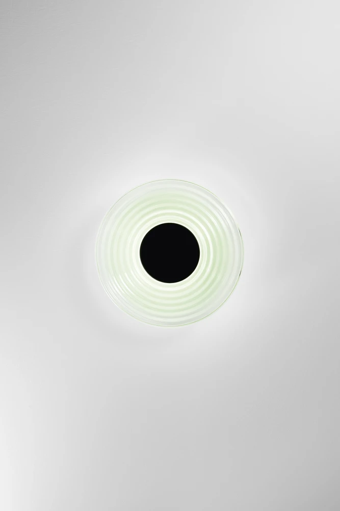 8W LED sieninis šviestuvas MORSE, žalias, CCT