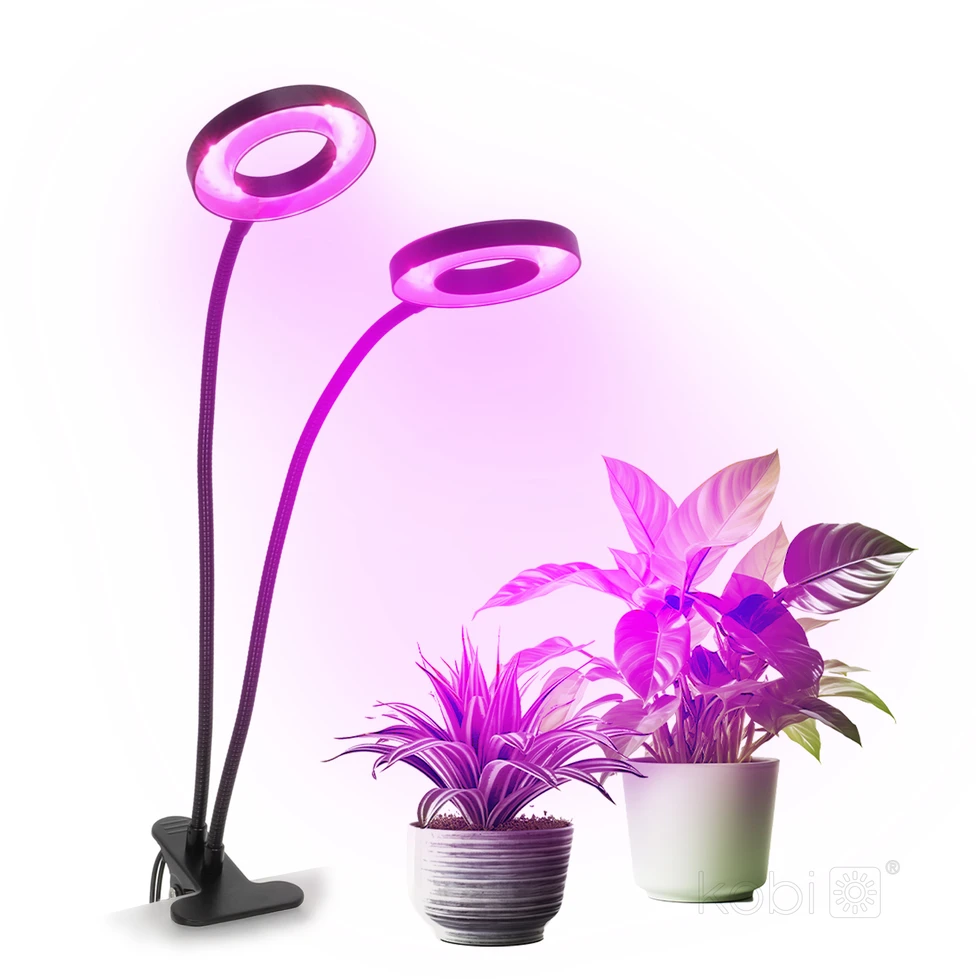 8W LED stalo šviestuvas augalų auginimui VITARO RING, juodas, 1200K