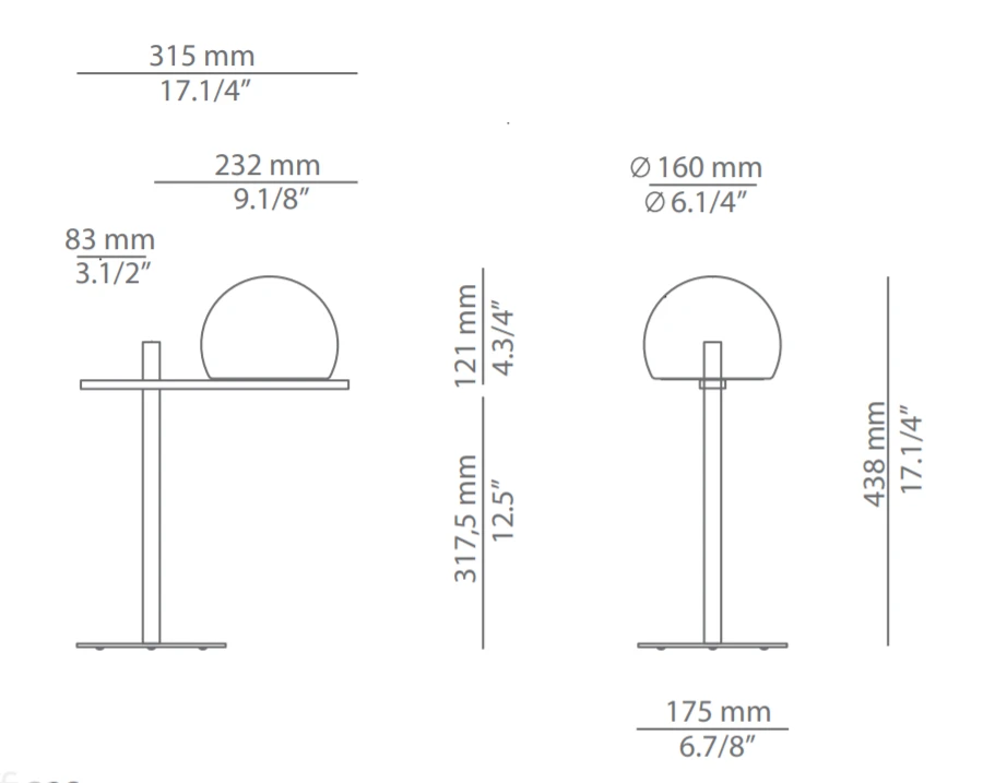 8W LED stalo šviestuvas CIRC, 2700K, juodas