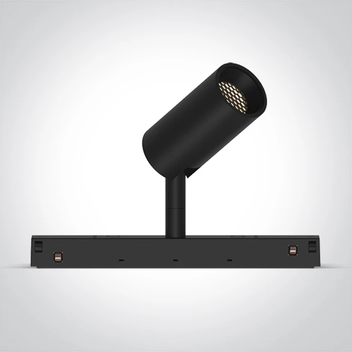 8W LED šviestuvas į magnetines sistemas MINI/MIDI/MAXI/P&P, juodas, 3000/3500/4000K, 48V, 15°, 42110/B/V