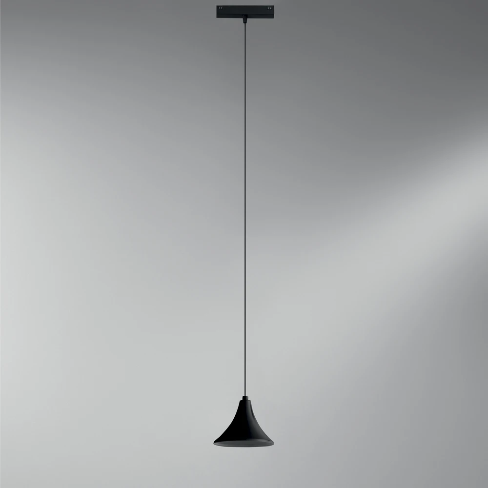 8W LED šviestuvas, montuojamas į DAVINCI sistemą, juodas, 4000K