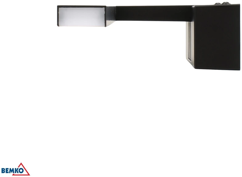Bemko 8W LED veidrodžio šviestuvas KEIRA, juodas, 4000K, IP44