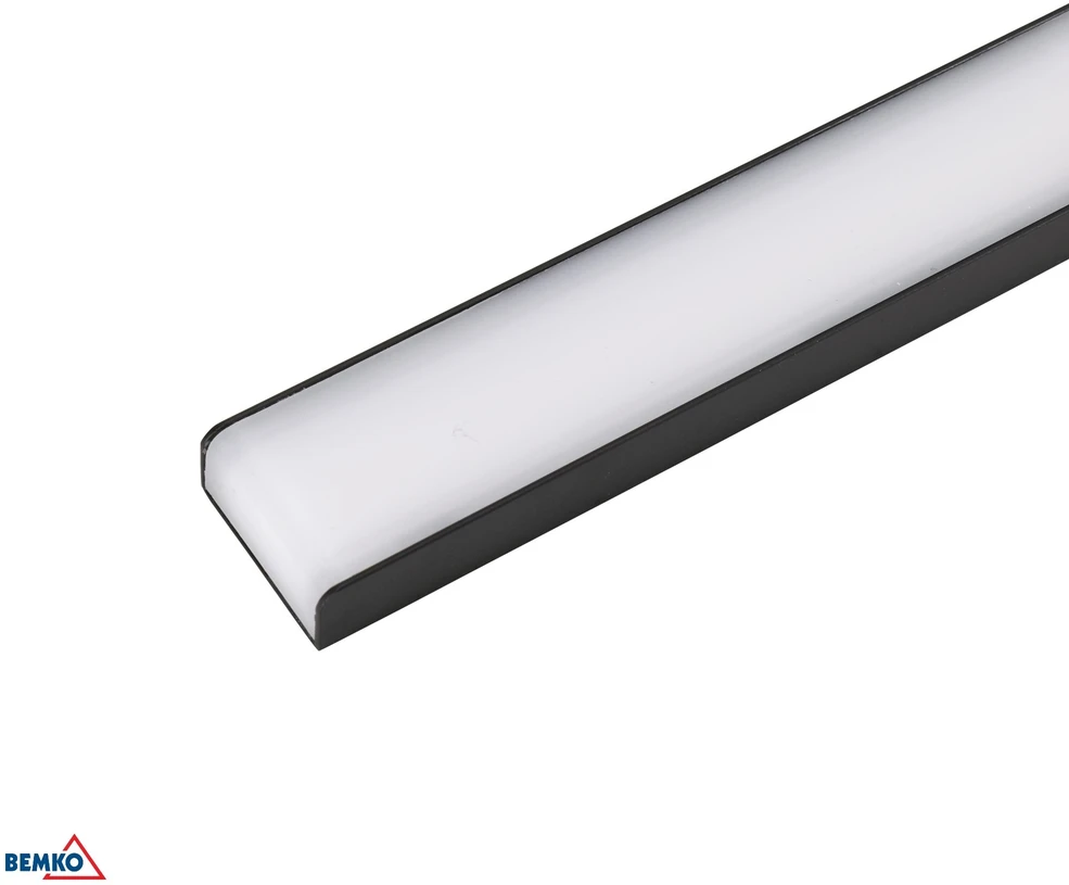 Bemko 8W LED veidrodžio šviestuvas KEIRA, juodas, 4000K, IP44