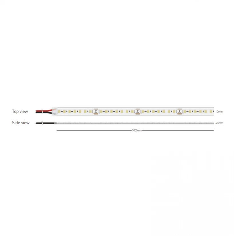 9,6W/m LED juosta, 24V, 120LEDs/m, 4000K, IP65, 5m ritė, LS43