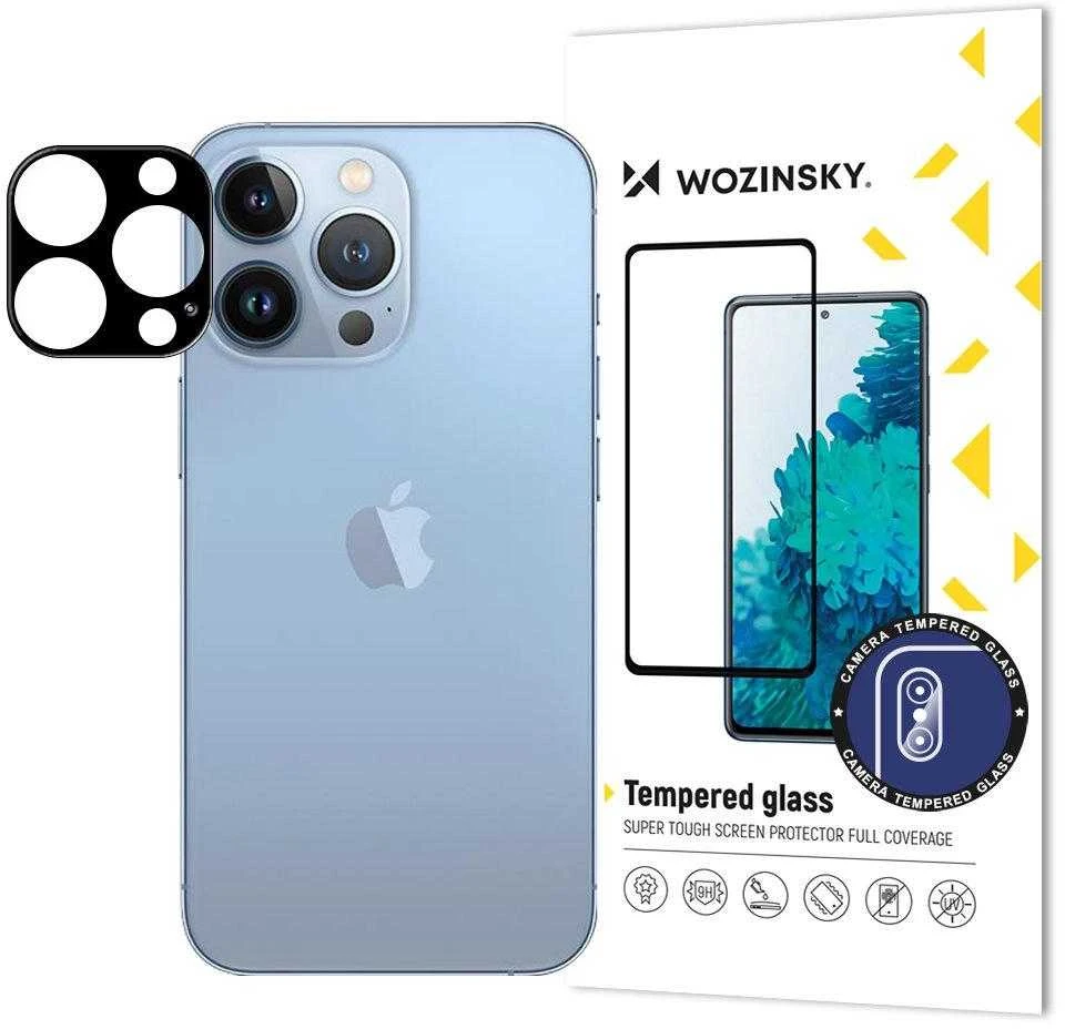 9H grūdintas stiklas iPhone 15 Pro Wozinsky Full Camera Glass - juodas