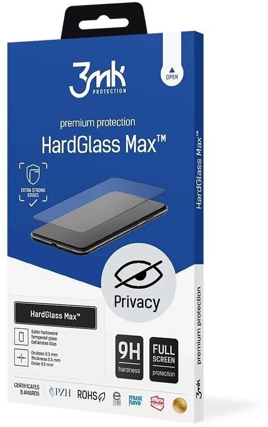 3MK HardGlass Max Privacy ekrano apsauga, skirta Apple iPhone 11 Pro Max