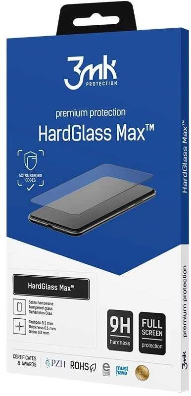 3MK HardGlass Max ekrano apsauga, Apple, iPhone 7 Plus, grūdintas stiklas, skaidrus/Juodas
