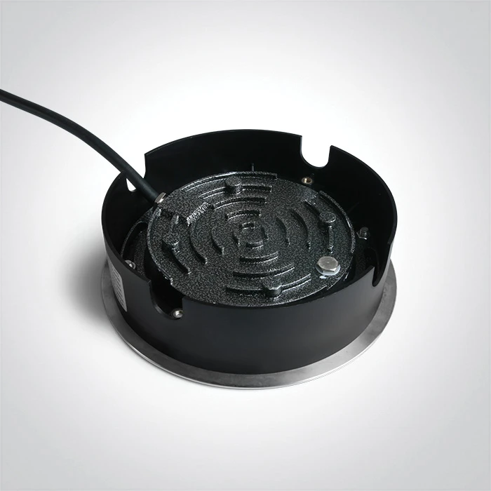 9W LED įleidžiamas į žemę šviestuvas, plieno sp., 3000K, IP67, dimeriuojamas, 69076C/W