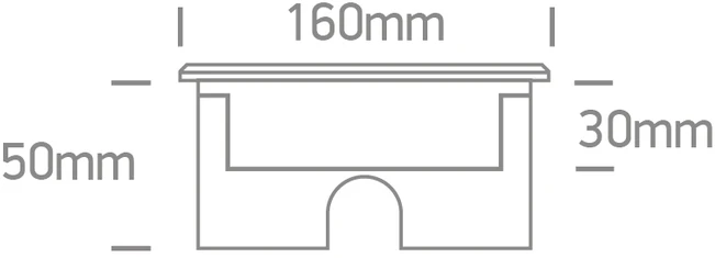 9W LED įleidžiamas į žemę šviestuvas, plieno sp., 3000K, IP67, dimeriuojamas, 69076C/W