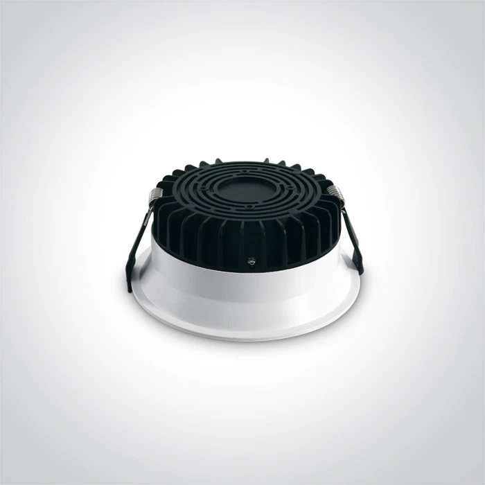 9W LED įleidžiamas šviestuvas, baltas, 4000K, 10109FD/W/C