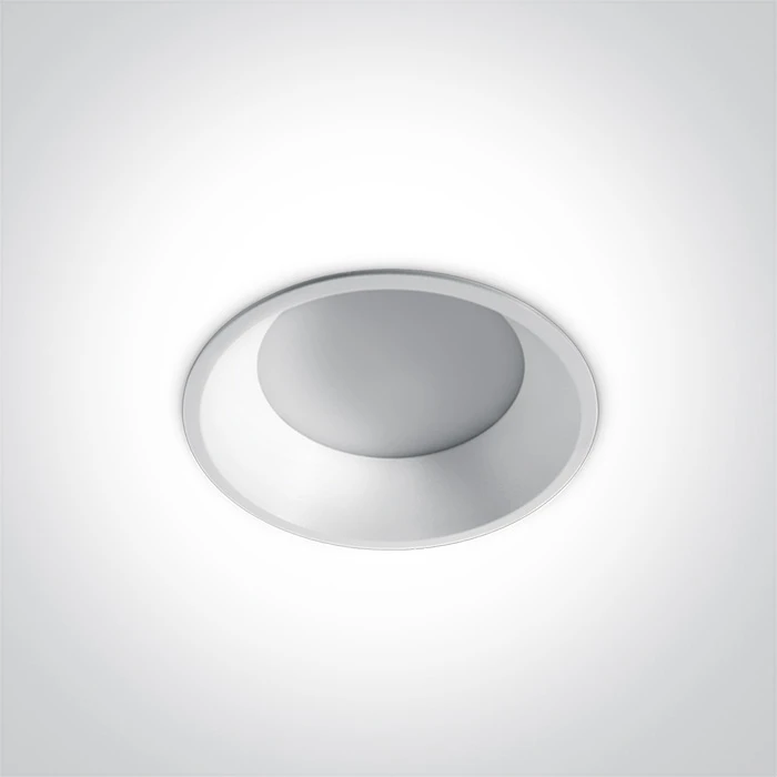 9W LED įleidžiamas šviestuvas, baltas, 4000K, 10109FD/W/C