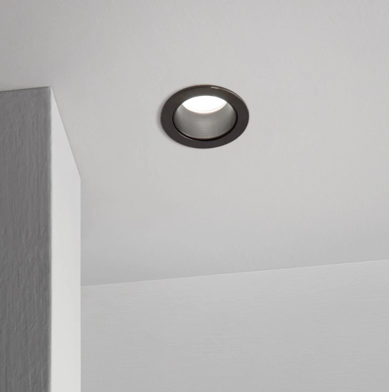 9W LED įleidžiamas šviestuvas QUARK, juodas, 3000K, 322889