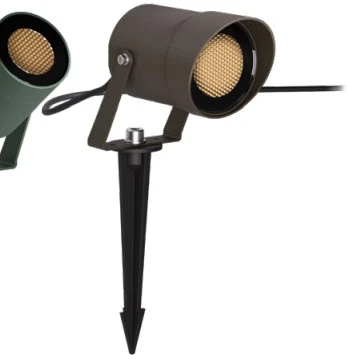 9W LED įsmeigiamas šviestuvas - prožektorius XROCK, tamsiai pilkas, 2700K, 38°, dimeriuojamas, RK03UWW DG