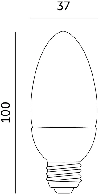 9W LED lemputė SW, E27, balta, 6500K, 180°