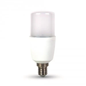 9W LED lemputė V-TAC E14 SMD, T37, 2700K (šiltai balta)