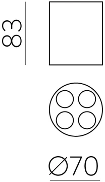 9W LED lubinis šviestuvas INVISIBLE, baltas, 3000K, dimeriuojamas, P3980201BDP