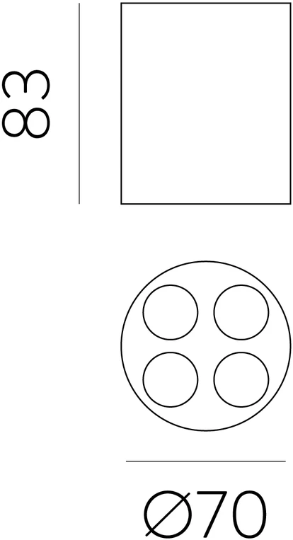 9W LED lubinis šviestuvas INVISIBLE, juodas, 3000K, dimeriuojamas, P3980201NDT