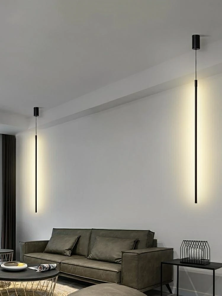 9W LED pakabinamas šviestuvas OMBRE 80, juodas, 3000K