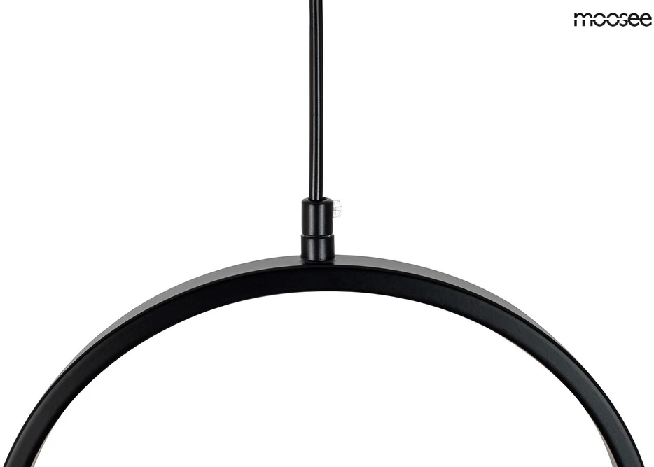 9W LED pakabinamas šviestuvas SPINNER 19, juodas, 3000K