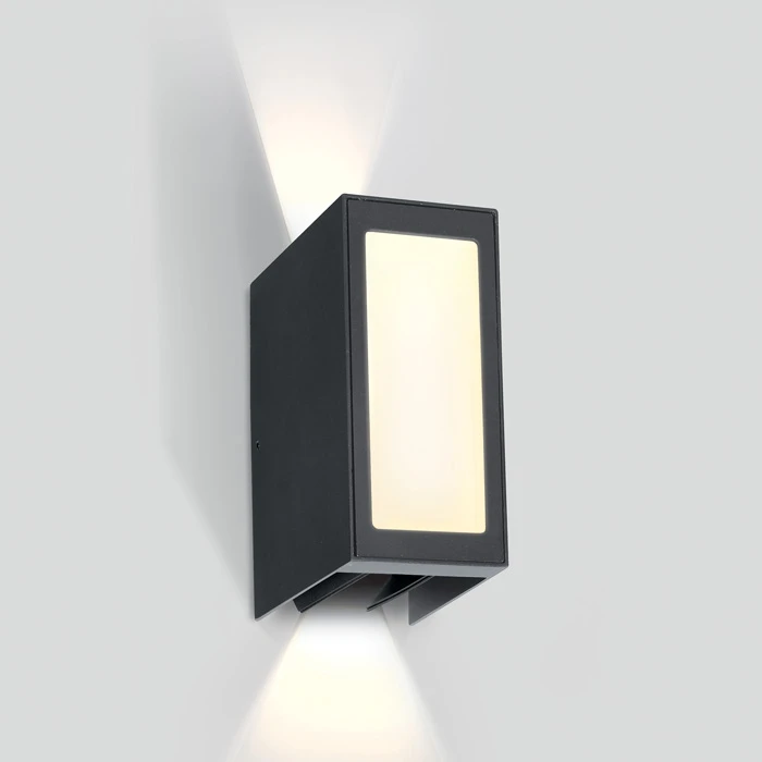 9W LED sieninis šviestuvas, antracito sp., 3000K, 67440/AN/W