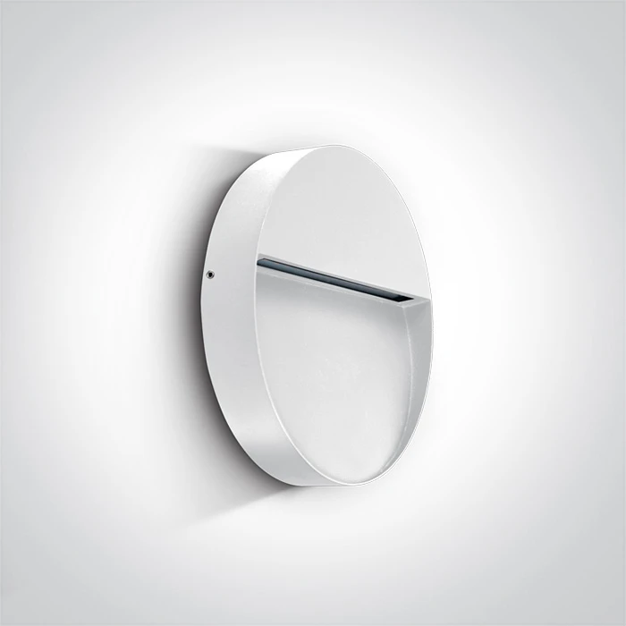 9W LED sieninis šviestuvas, baltas, 3000K, 67360/W/W