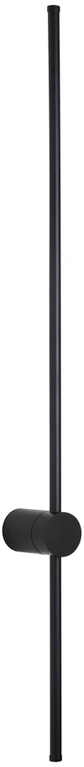 Italux 9W LED sieninis šviestuvas VINTO, juodas, 3000K