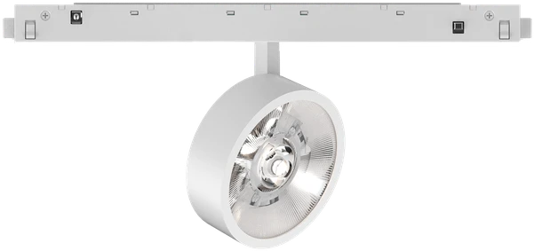 Pakabinamas šviestuvas Ideal Lux Magnetinis šviestuvas Ego Track Flat Single 09W 3000K On-Off Wh