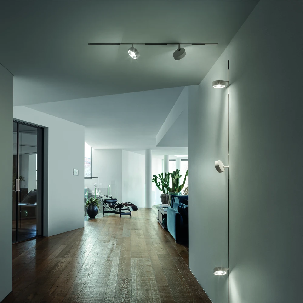 Pakabinamas šviestuvas Ideal Lux Magnetinis šviestuvas Ego Track Flat Single 09W 3000K On-Off Wh