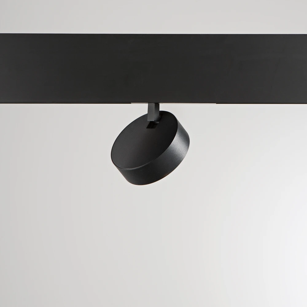 Pakabinamas šviestuvas Ideal Lux Magnetinis šviestuvas Ego Track Flat Single 09W 3000K On-Off Bk