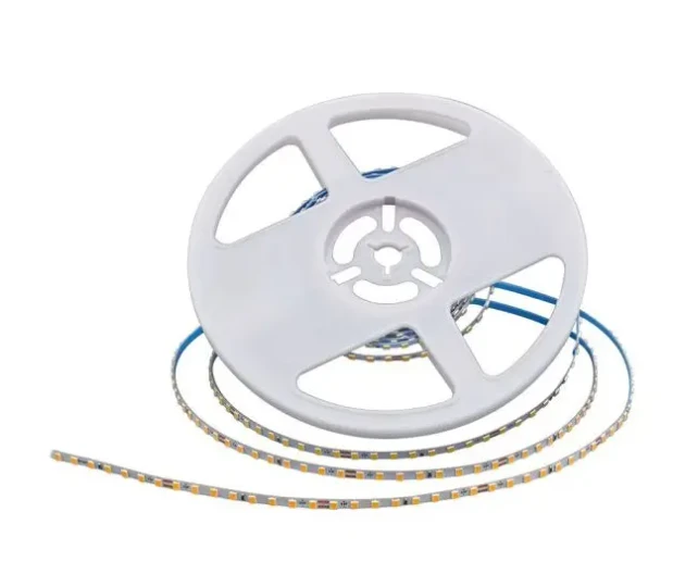V-tac 9W/m LED juosta, 128LED/m, 24V, 3000K, IP20, 5 metrų ritė