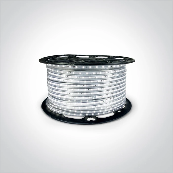 9W/m LED juosta, 6000K, IP65, 50m ritė, 7860/D