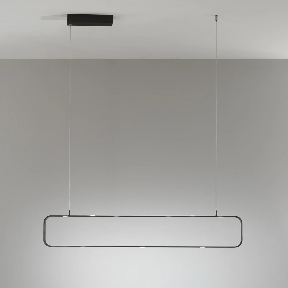 9x5W LED pakabinamas šviestuvas MOKA, rudas, 3000K, dimeriuojamas