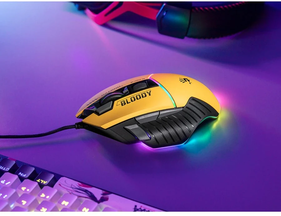 A4Tech pelė Bloody W95Max USB Sports Lime A4TMYS47259
