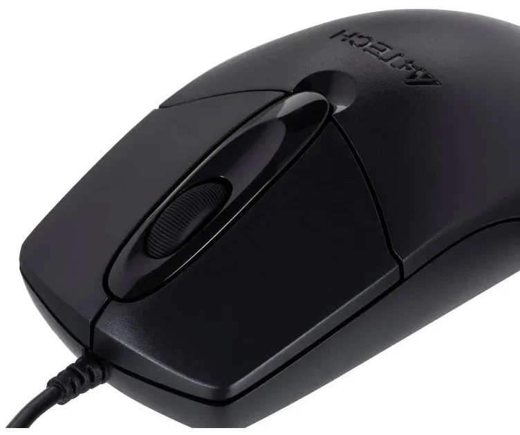A4Tech OP-720 A4TMYS43754 pelė (optinė; 800 DPI; juoda)