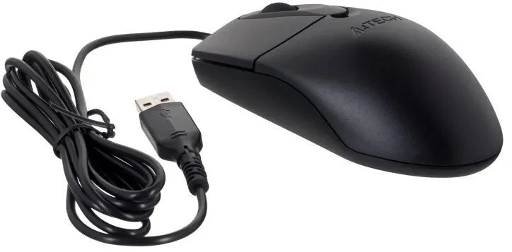 A4Tech OP-720 A4TMYS43754 pelė (optinė; 800 DPI; juoda)