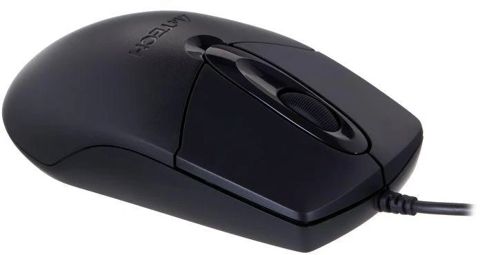 A4Tech OP-720 A4TMYS43754 pelė (optinė; 800 DPI; juoda)