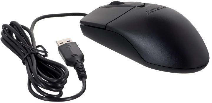A4Tech OP-720 A4TMYS43754 pelė (optinė; 800 DPI; juoda)