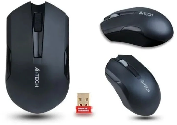 A4Tech V-Track G3-200N A4TMYS43971 pelė (optinė; 1000 DPI; juoda)