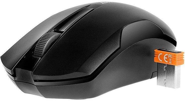 A4Tech Pelė G3-200NS Wireless, No, Juodas, Yes, Belaidė jungtis