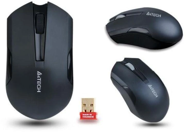 A4Tech V-Track G3-200N A4TMYS43971 pelė (optinė; 1000 DPI; juoda)