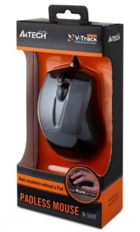 A4Tech A4TMYS40975 Pelė V-TRACK N-500F-1 Glossy Pilkas USB