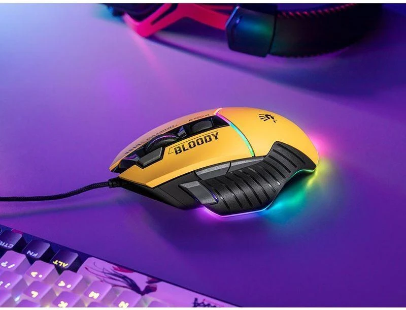 A4Tech pelė Bloody W95Max USB Sports Lime A4TMYS47259