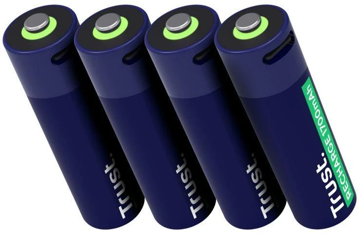 AA „Trust“ įkraunamos USB-C baterijos, 4 vnt.