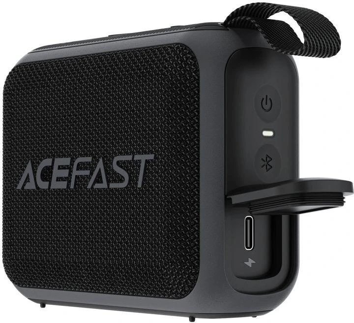 Ausinės Acefast „Fadad K4 Go Bluetooth 5.4“ belaidis garsiakalbis – juodas