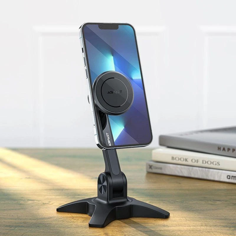 Telefono laikiklis Acefast E11 magnetinis juodas