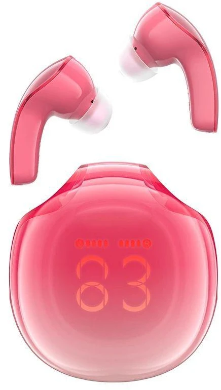 Ausinės TWS Acefast T9, Bluetooth 5.3, IPX4 (pomelo raudona)
