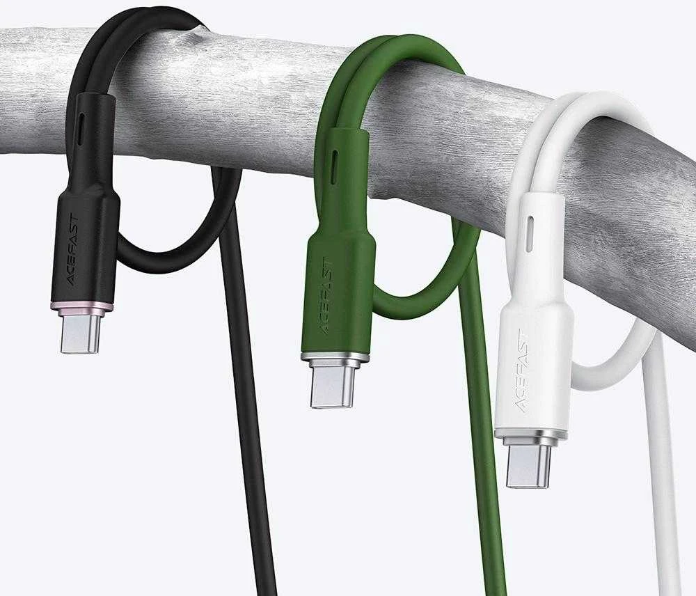 USB laidas Acefast C2-04 USB-A į USB-C 1.2m juodas