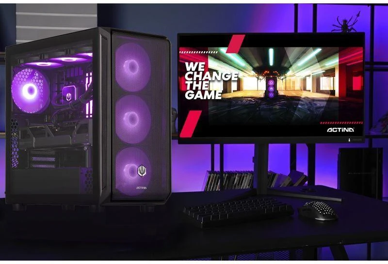 Stacionarus kompiuteris Actina 5901443415190 PC Intel Core Ultra 7 265F 32 GB DDR5-SDRAM 2 TB SSD NVIDIA GeForce RTX 5080 Midi Tower Juodas