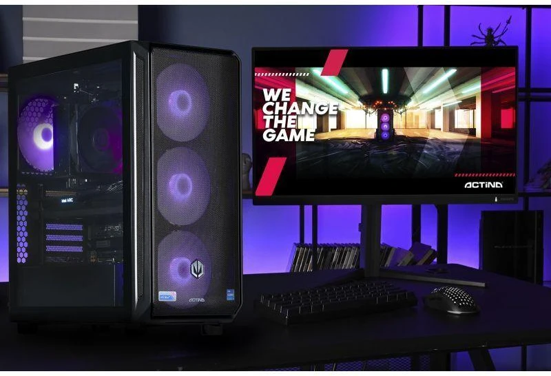 Stacionarus kompiuteris Actina 5901443410287 PC AMD Ryzen™ 5 8400F 32 GB DDR5-SDRAM 1 TB SSD Intel Arc B580 Midi Tower Juodas